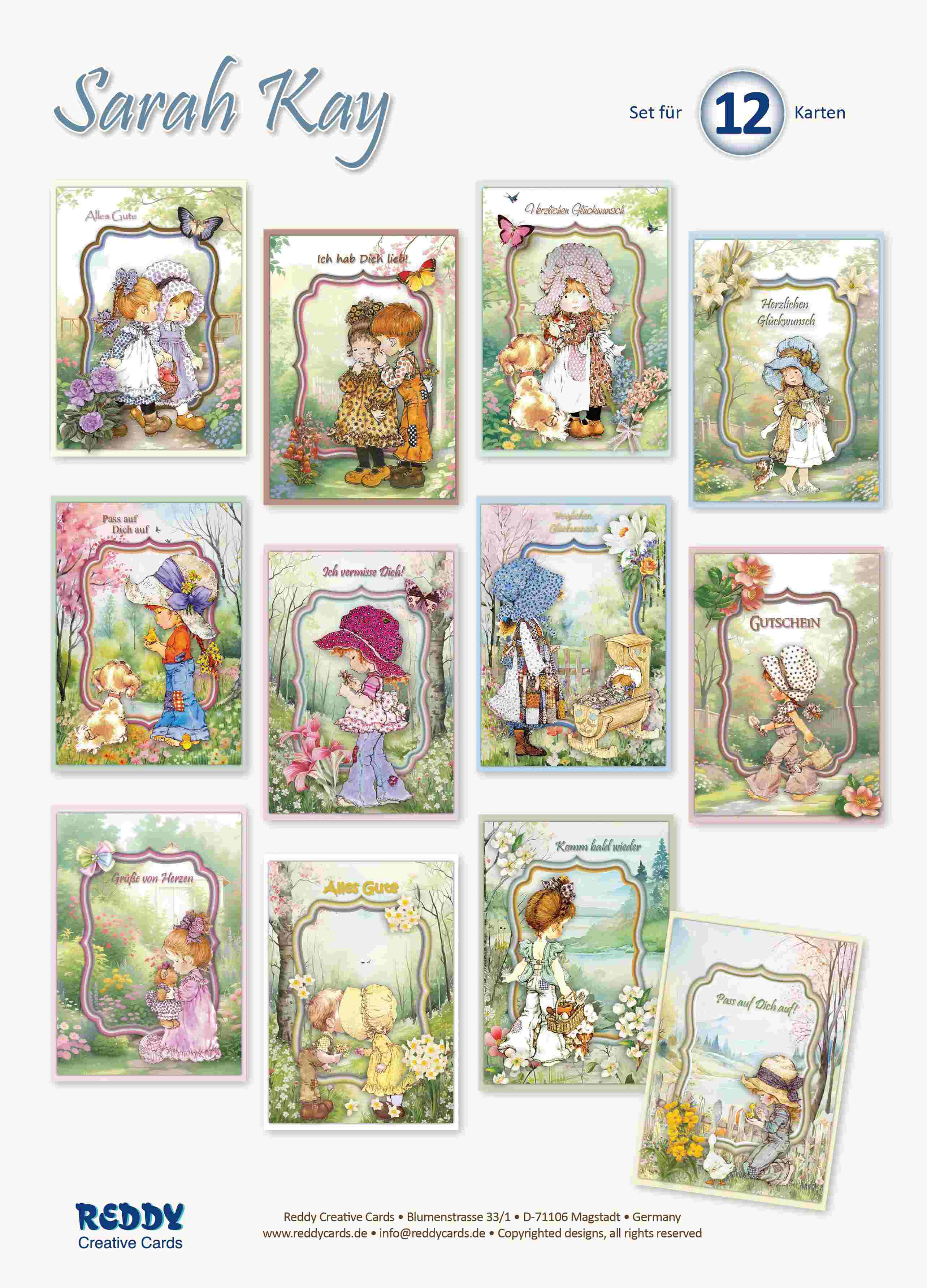 Reddy Cards Bastelsets mit Sarah Kay und Peter Rabbit